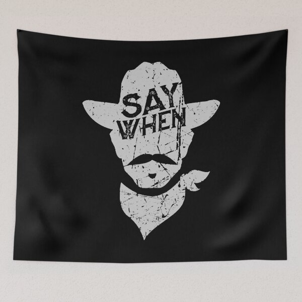 Item preview, Say When Vintage Cowboy Doc Holliday designed and sold by AngelValero.
