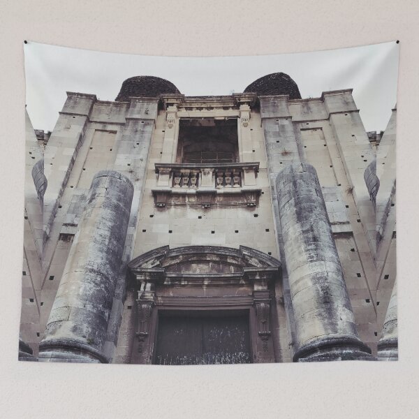 Item preview, View of Church of St. Nicholas Arena (Saint Nicolo) in Catania, Sicily designed and sold by NicoletaDesigns.