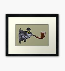 Magritte Fish Framed Print