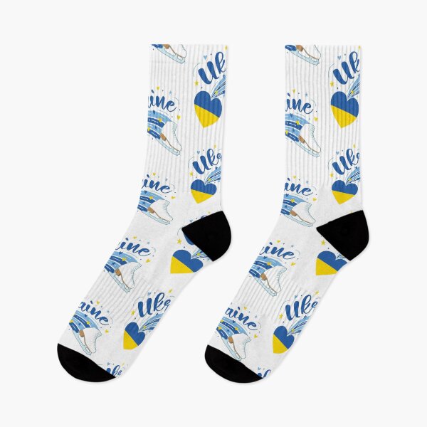 Item preview, Figure Skating Ukraine (White Background) designed and sold by TripleTriple.