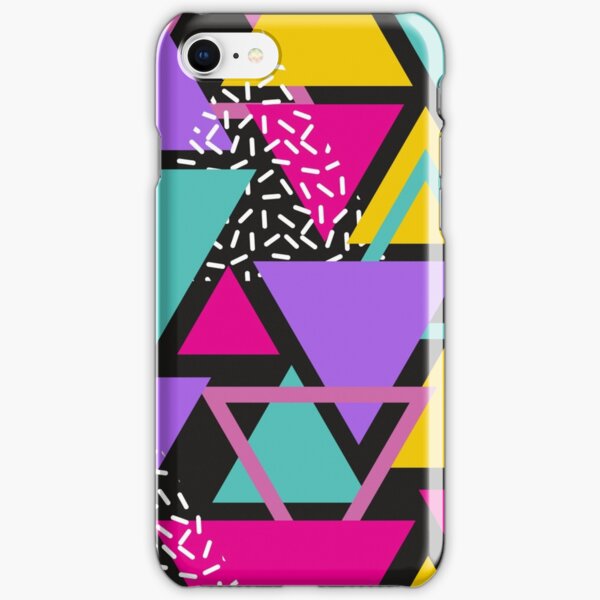 Memphis Triangles iPhone Snap Case