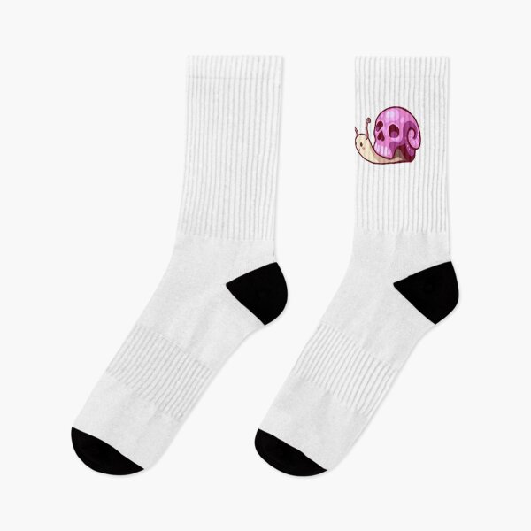 Item preview, Cute Snail with Skull Shell Sticker designed and sold by 10six.