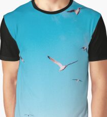 Wegfliegen Grafik T-Shirt
