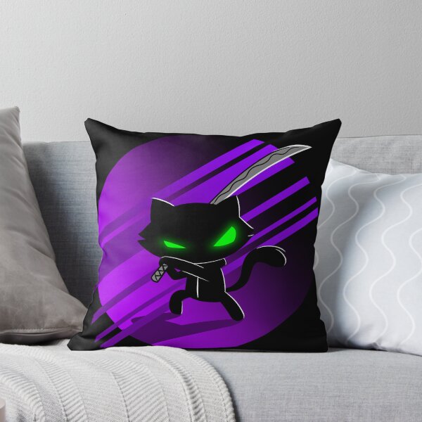 Item preview, Ninja Cat Slash (Purple) designed and sold by Machine-Eye.