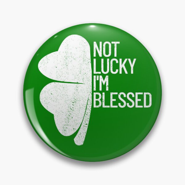 Item preview, Not Lucky I'm Blessed Christian Shamrock St. Patrick's Day Gear designed and sold by DynamicDesign.