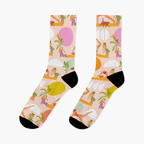 Item preview, My favourite hobbies at home: Yoga, cats and plants  designed and sold by Dominiquevari.