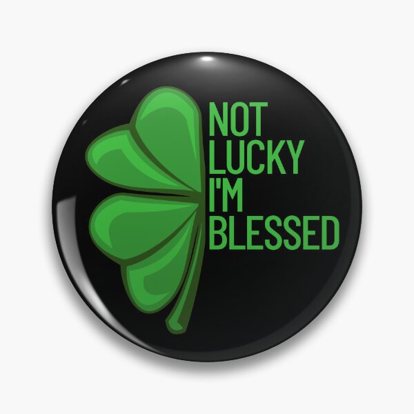 Item preview, Not Lucky I'm Blessed Christian Shamrock St. Patrick's Day Gear designed and sold by DynamicDesign.