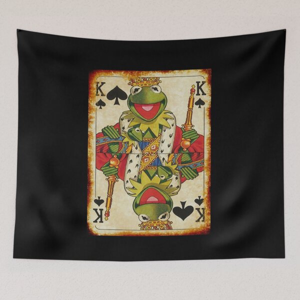 Artikelvorschau, Die Muppe.T Kermit The Frog King Spades entworfen und verkauft von Shandaunique.