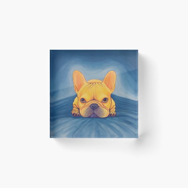 Item preview, Colorful French Bulldog Painting designed and sold by Becky Farmer.