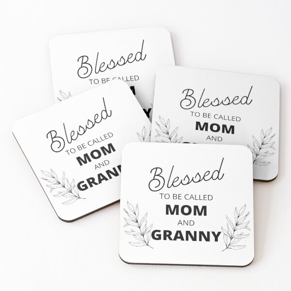 Item preview, blessed to be called mom and granny designed and sold by madraso.