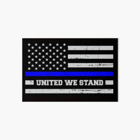 POLICE #9 Officer Cop Thin Blue Line Flag Gift KEY HANGER HOLDER RACK 