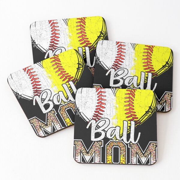Item preview, Ball Mom Heart Baseball Softball Mama Women Mothers Day 2022 designed and sold by SethFrancis37.