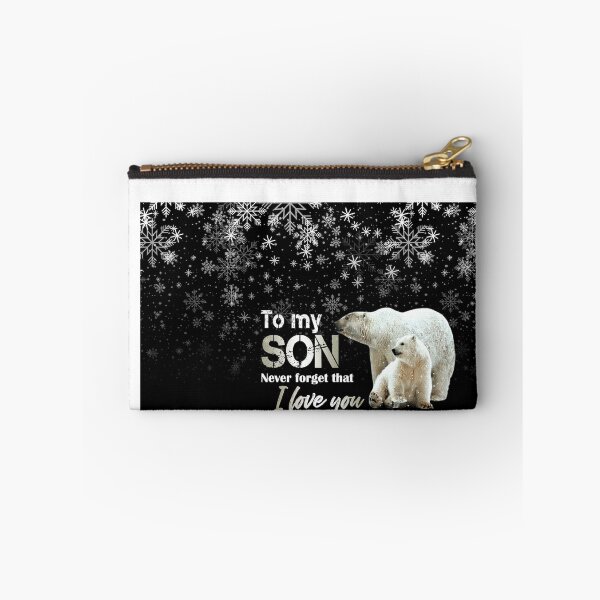 Item preview, Mom To Son This Old Bear Backgroud Snowflakes designed and sold by Daniel742.