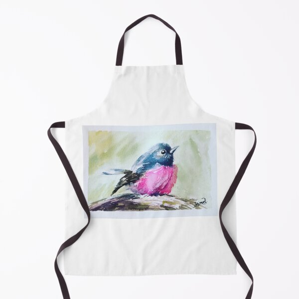 Item preview, Tiny Pink Robin designed and sold by AnjuPaintings.