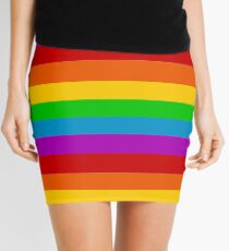 Regenbogen Minirock