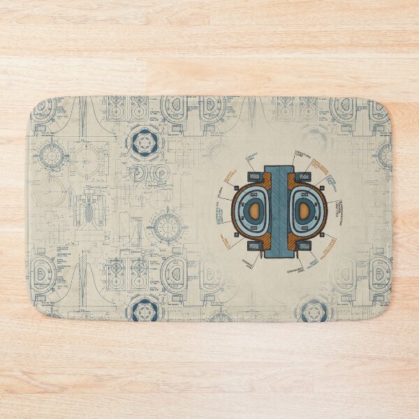 Item preview, Schematic image of TOKAMAK, a fusion reactor. Print with drawings and graphs. The tokamak is one of several types of magnetic restraints being developed to produce controlled fusion energy. designed and sold by NLobes.