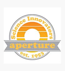 Aperture Science Innovators: Retro Photographic Print