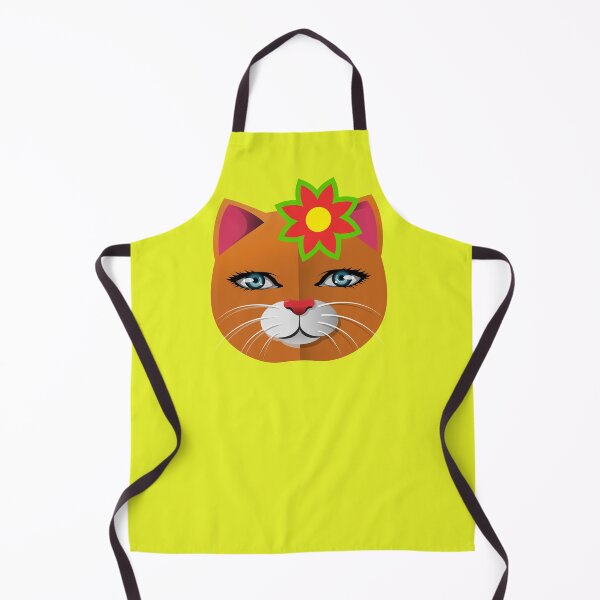 Item preview, Cool feline with flower, vintage cat. designed and sold by EMIPRINCESS.