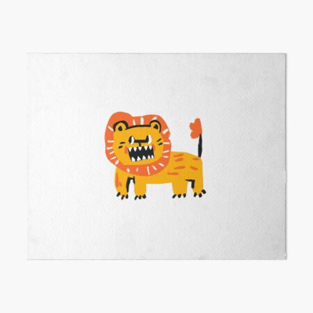 Ugly lion  Art Board Print