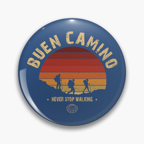 Item preview, Hiking the Camino de Santiago Vintage Badge designed and sold by Studio Pico.