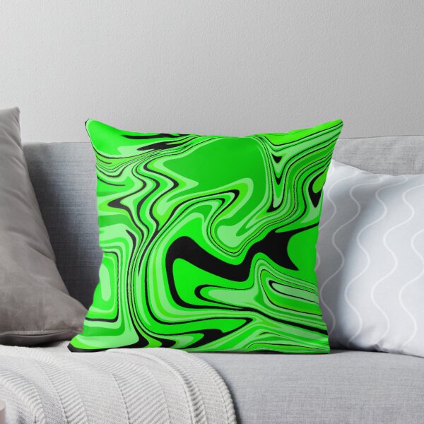 Item preview, Abstract Liquid Art Pattern Black and Green designed and sold by quinellie.