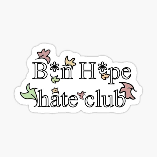 Vista previa del artículo con la obra «Club de odio Heartstopper B*n H*pe», diseñado y vendido por Themamabear.