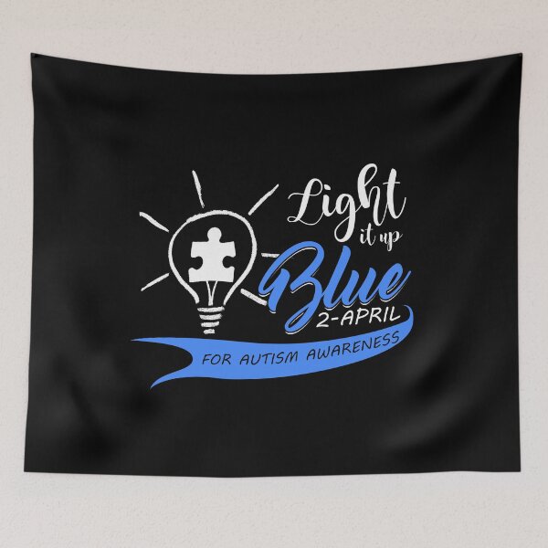 Item preview, Light It Up Blue For Autism Awareness designed and sold by GoldenBuffalo79.