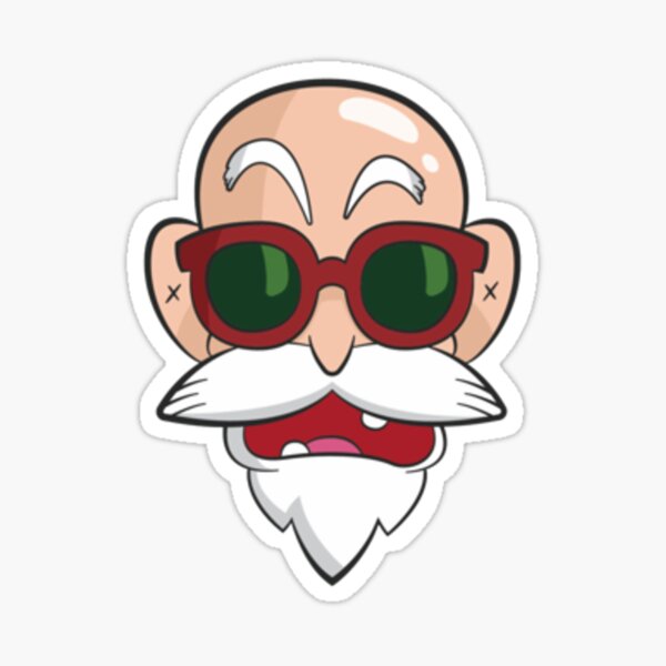 Master Roshi The Turtle Hermit Sticker For Sale By Caitlynrau