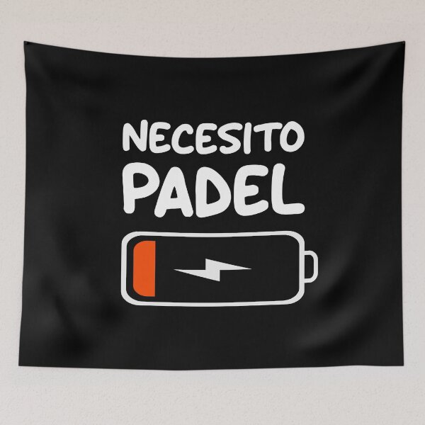 Item preview, Necesito Padel Low Battery for Paddle Tennis Players designed and sold by grinta2021.