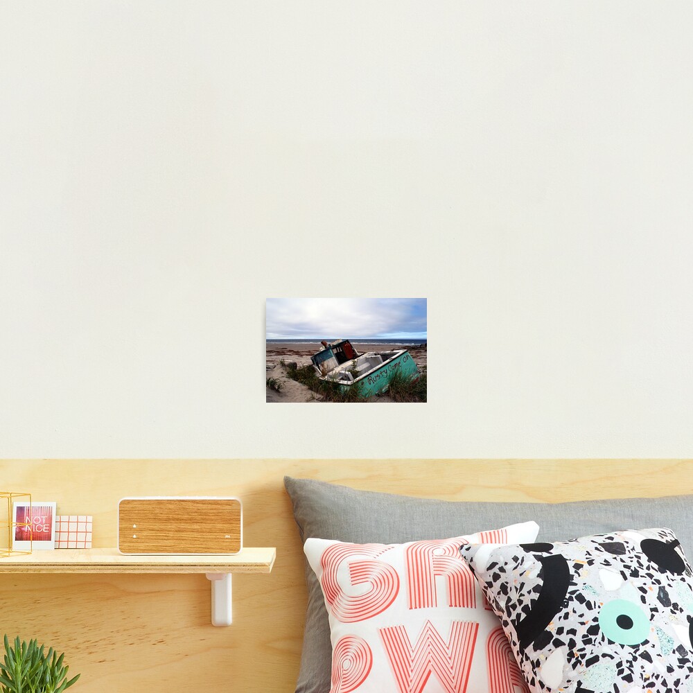 Rusty Come On (Fishing Boat Wreck, Yakan Point, Haida Gwaii, British Columbia, Canada) Photographic Print
