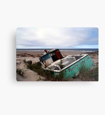 Rusty Come On (Fishing Boat Wreck, Yakan Point, Haida Gwaii, British Columbia, Canada) Metal Print