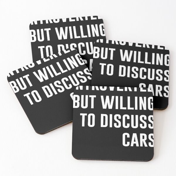 Item preview, Introverted But Willing To Discuss Cars  designed and sold by pensashcosten5m.