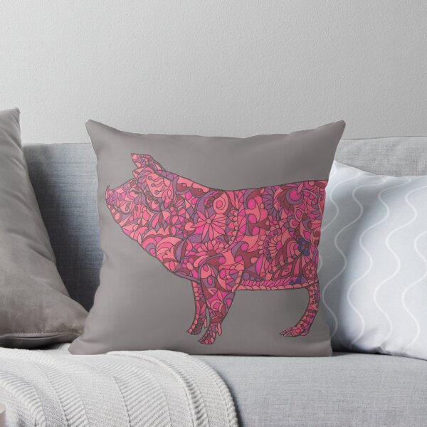 Item preview, Cheerful and bright pink piggy designed and sold by Lynn Excell.