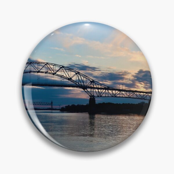 Item preview, Bourne Bridge at dusk designed and sold by CapeCodWave.