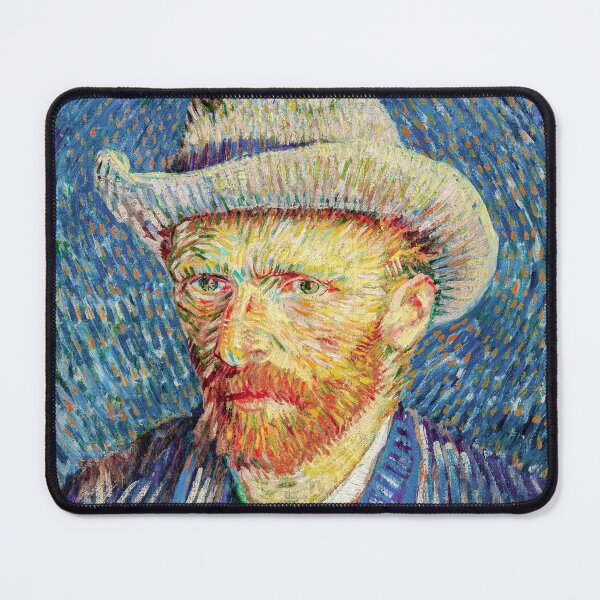 Item preview, Self-portrait with grey felt hat - Vincent van Gogh designed and sold by ArsVincitOmnia.