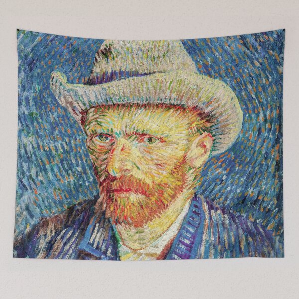 Item preview, Self-portrait with grey felt hat - Vincent van Gogh designed and sold by ArsVincitOmnia.
