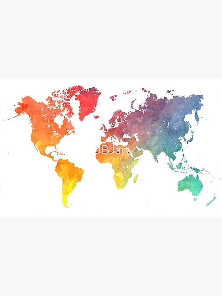 Map of the world colored by JBJart