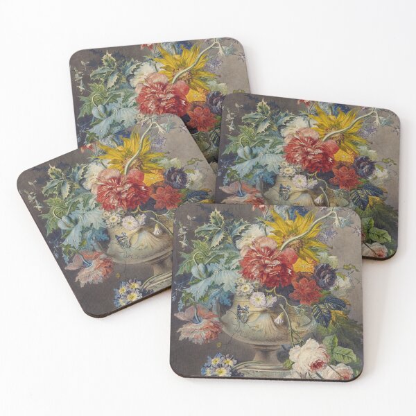 Item preview, Bouquet of Flowers in a Vase (after 1802) painting in high resolution johannes van Os designed and sold by WylDesigns.