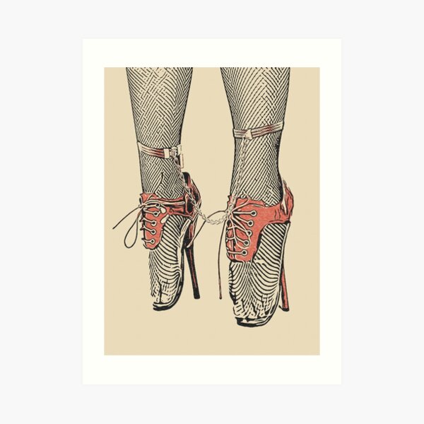 Good Girl knows what to wear, bdsm, bondage games Art Print