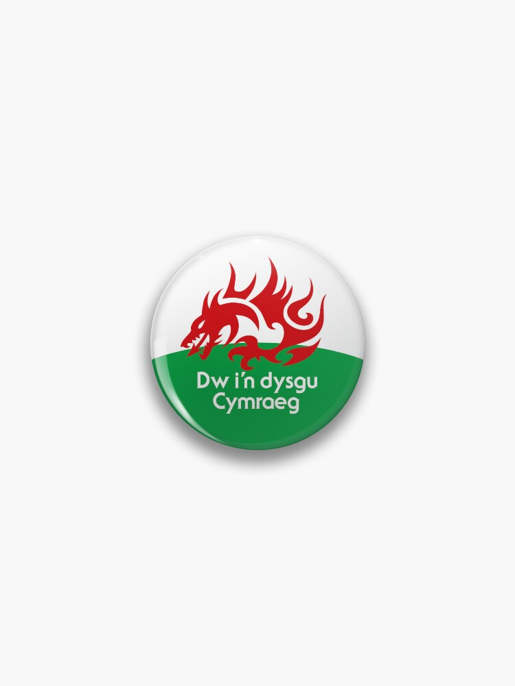 Thumbnail 1 of 3, Pin, Dw i'n dysgu Cymraeg designed and sold by Andrew-Dineley.