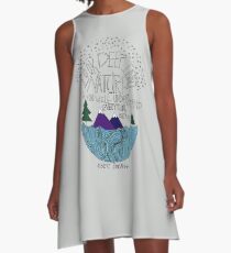 Vestido acampanado Einstein: Naturaleza