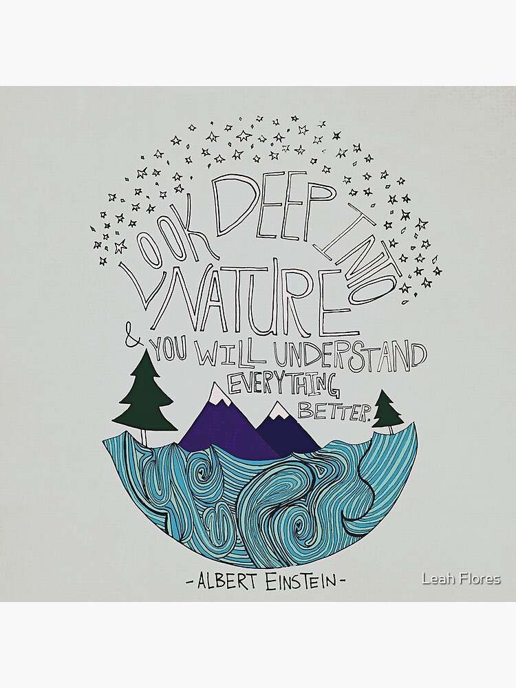 Look Deep into Nature Quote by adventurlings