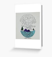 Einstein: Nature Greeting Card