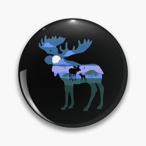 Item preview, Moose Scenery designed and sold by VibrantGifts.