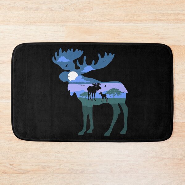 Item preview, Moose Scenery designed and sold by VibrantGifts.