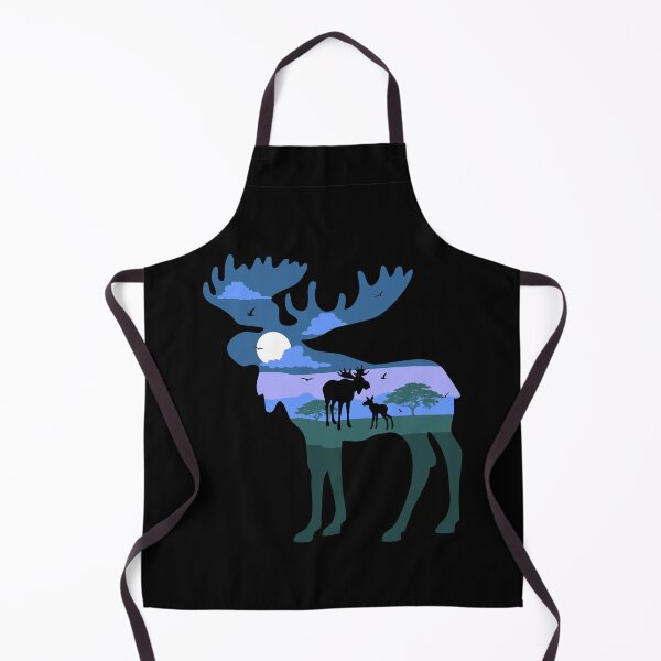 Item preview, Moose Scenery designed and sold by VibrantGifts.