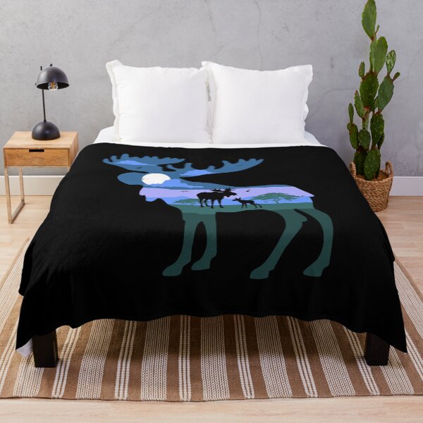 Item preview, Moose Scenery designed and sold by VibrantGifts.