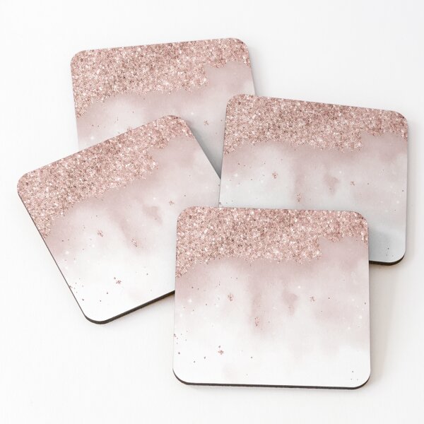 Item preview, Rose Gold Glitter And Blush Pink Watercolor designed and sold by GMM Designs.
