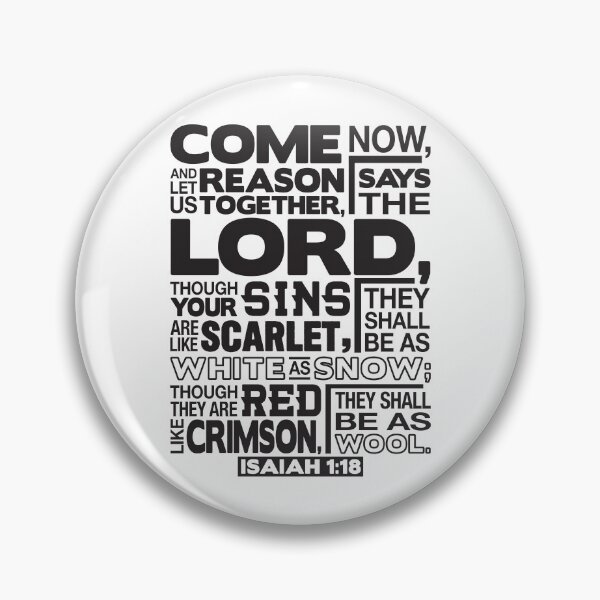Item preview, Isaiah 1:18 White as Snow designed and sold by plushism.
