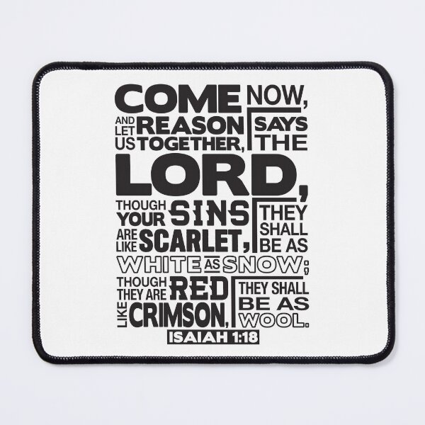 Item preview, Isaiah 1:18 White as Snow designed and sold by plushism.